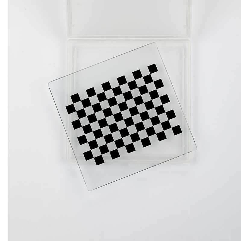 Soda Glass Checkered Calibration Plate